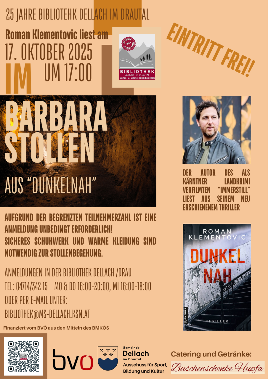 Flyer Lesung im Stollen