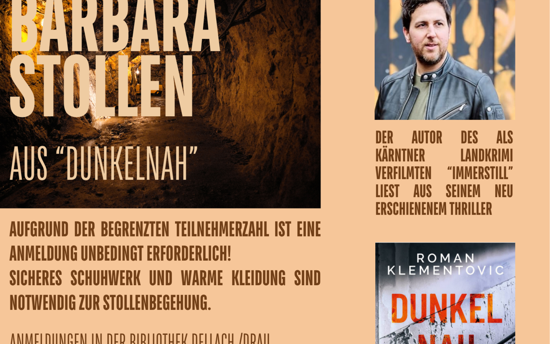 Flyer Lesung im Stollen