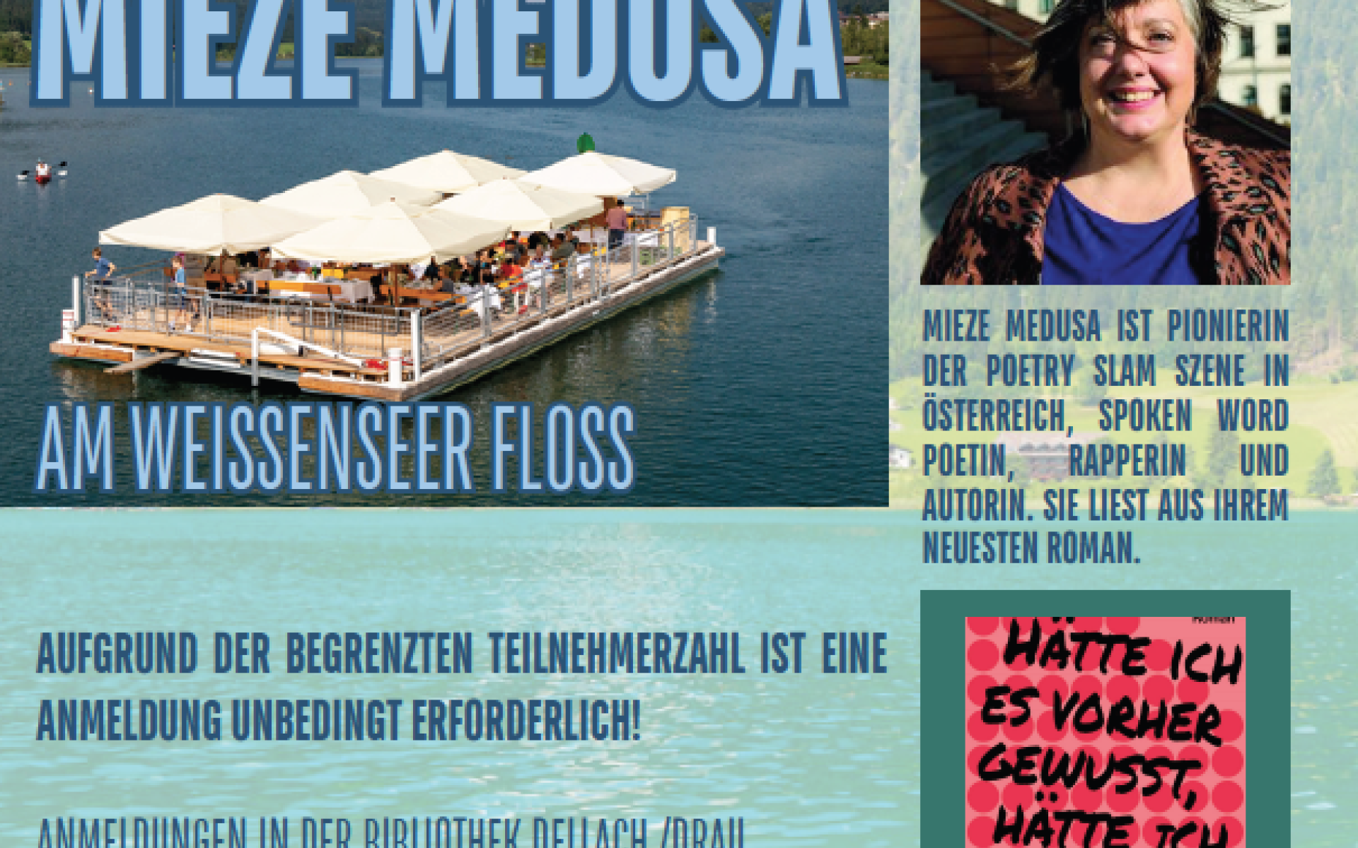 Lesung am Floß