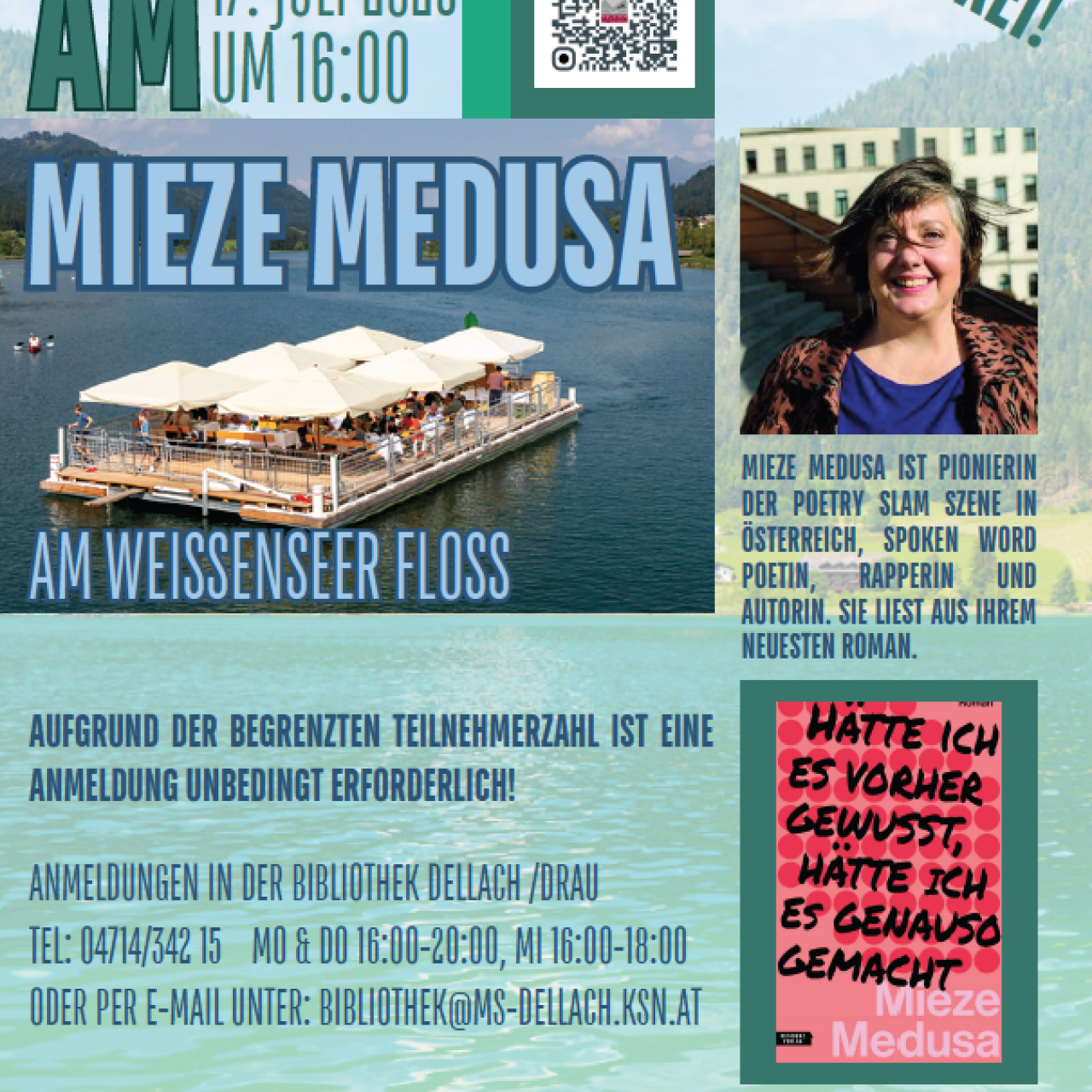 Lesung am Floß